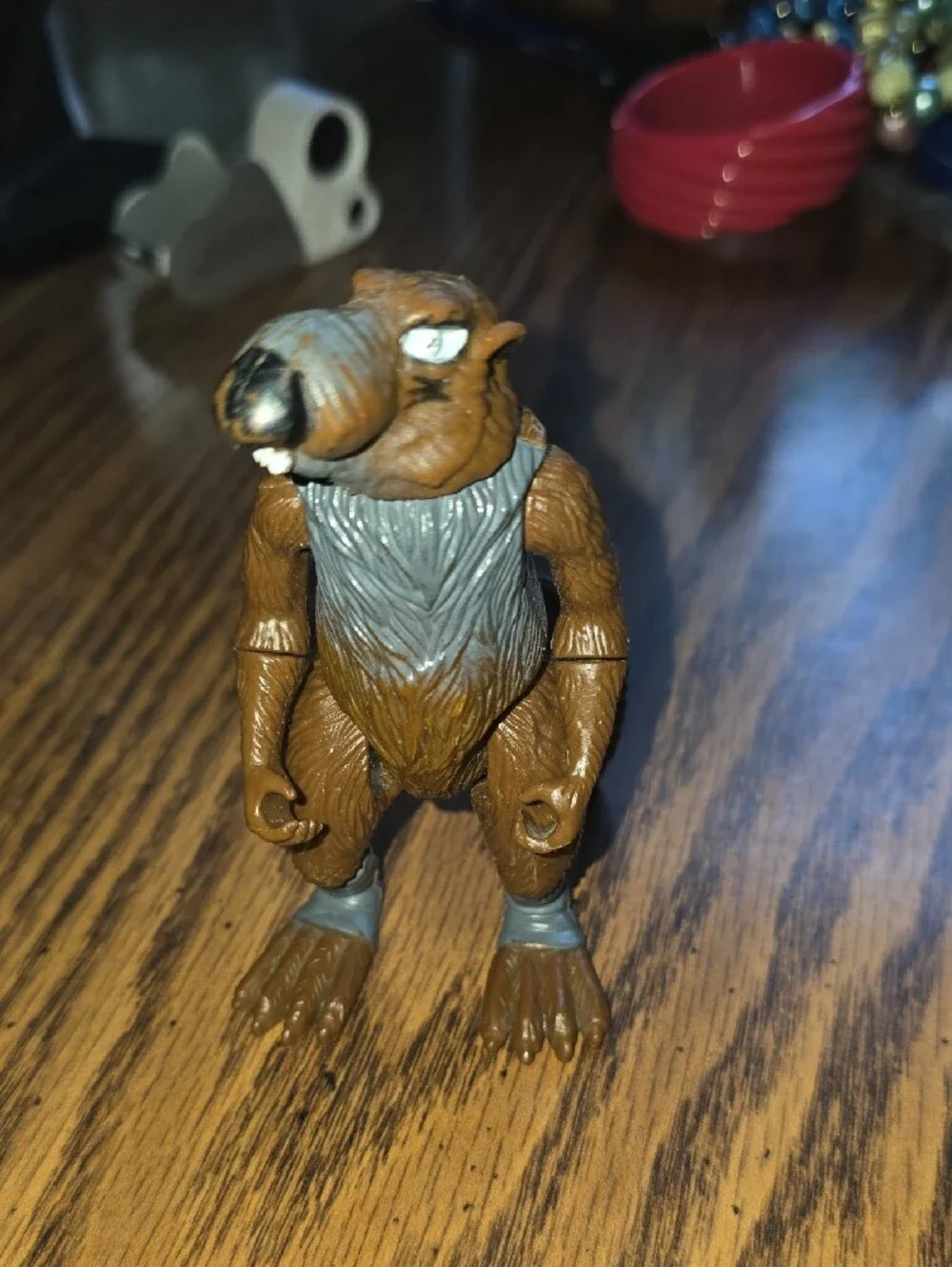 Vintage TMNT Splinter Rat Action Figure